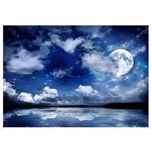 Fotobehang Magische Nacht premium vlies - blauw - 350 x 245 cm