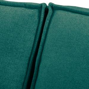 Canapé d’angle Jurga Tissu - Tissu Sioma: Vert-Marron - Méridienne courte à droite (vue de face)