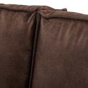 Divano angolare Jurga Tessuto misto - Microfibra Yaka: marrone - Longchair preimpostata a sinistra
