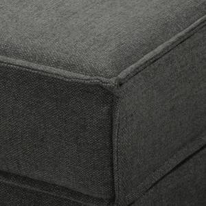 Divano angolare Jurga Tessuto - Tessuto Sioma: grigio scuro - Longchair preimpostata a sinistra