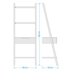 Scaffale a scala TRANGLE Legno massello di Sheesham