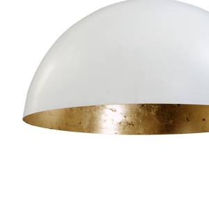 Hanglamp Larino II ijzer/staal - 3 lichtbronnen - Wit/goudkleurig
