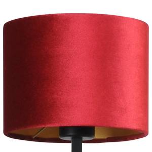 Lampe Venus I Velours / Acier - 1 ampoule - Rouge