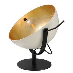 Lampe Larino II Fer / Acier - 1 ampoule - Blanc / Doré