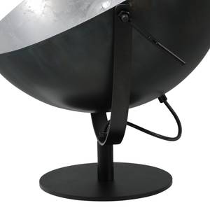 Tafellamp Larino II ijzer/staal - 1 lichtbron - Zwart/zilverkleurig