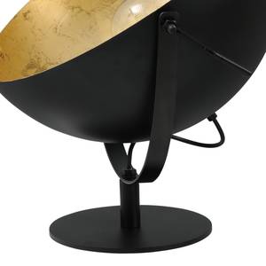 Tafellamp Larino II ijzer/staal - 1 lichtbron - Zwart/goudkleurig