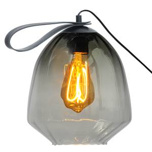 Lampe Porto IV Verre transparent / Acier - 1 ampoule