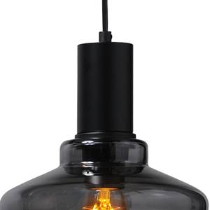 Hanglamp Porto XXIII transparant glas/staal - 5 lichtbronnen