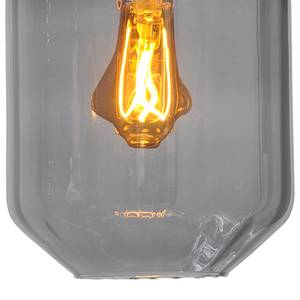 Hanglamp Porto VIII transparant glas/staal - 3 lichtbronnen