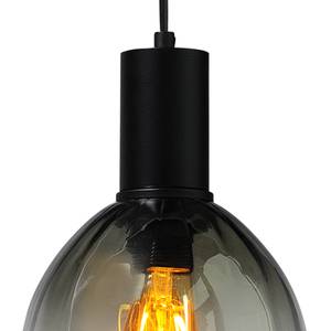 Hanglamp Porto X transparant glas/staal - 3 lichtbronnen