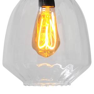 Hanglamp Porto IX transparant glas/staal - 3 lichtbronnen