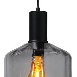 Hanglamp Porto XX transparant glas/staal - 5 lichtbronnen