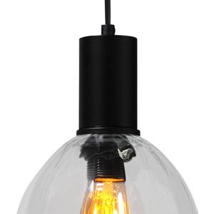 Hanglamp Porto XXVII transparant glas/staal - 3 lichtbronnen