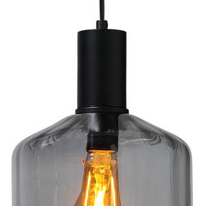 Hanglamp Porto XXXII transparant glas/staal - 5 lichtbronnen