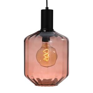 Suspension Porto XXXVI Verre transparent / Acier - 5 ampoules