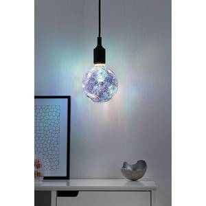 Lampe Miracle I Verre transparent / Aluminium - 1 ampoule