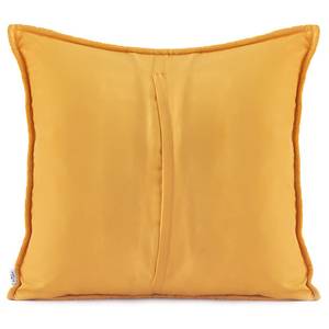 Housses de coussin Aila (lot de 2) Polyester / Effet velours - Miel - 45 x 45 cm