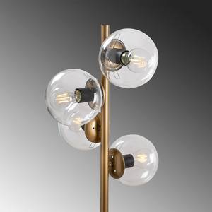 Lampadaire Faze II Verre / Fer - 4 ampoules