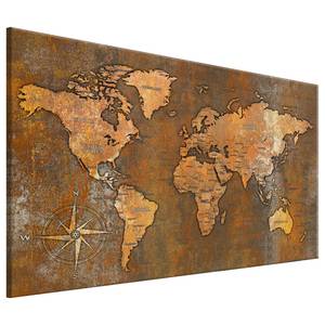 Tableau Rusty World Liège - multicolore - 60 x 40 cm