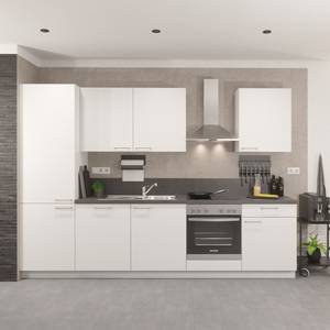 Küchenzeile Concept I Weiß / Beton Dekor - Ausrichtung links - Laurus