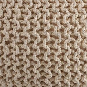 Poef Hawar katoen/polyester - Beige