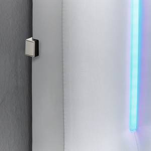 Lit boxspring Flashlight II Blanc - 140 x 200cm - Sans espace de rangement