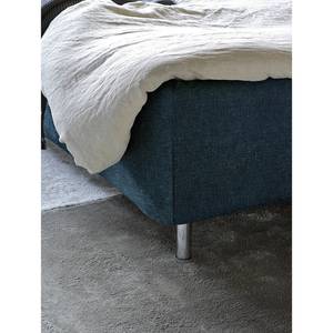 Gestoffeerd bed Homely Microvezel Alana: Petrolblauw - 200 x 200cm