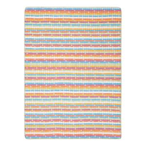 Plaid Young & Fancy Triomino textielmix - grijs/meerdere kleuren - 150 x 200 cm