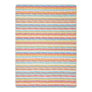 Plaid Lovely & Sweet Triomino Tessuto misto - Multicolore / Grigio