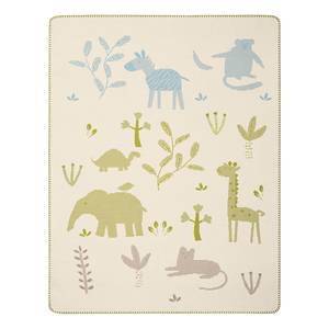 Plaid Lovely & Sweet Safari textielmix - beige/meerdere kleuren