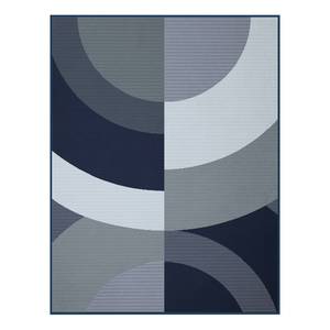 Plaid Nightfall Tissu mélangé - Bleu / Gris - 180 x 220 cm