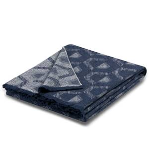 Plaid Shadow Tessuto misto - Blu