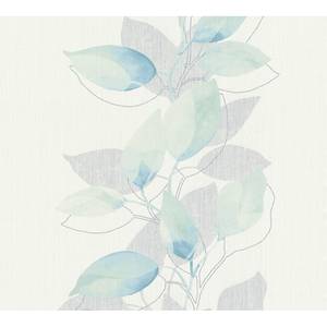 Fotomurale Floral Bianco - 0,53m x 10,05m - Bianco