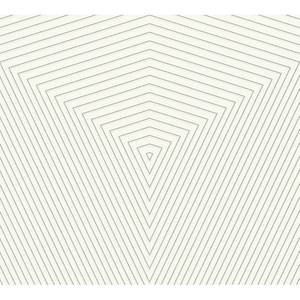 Papier peint en intissé Meeker Blanc - 0,53 m x 10,05 m - Blanc