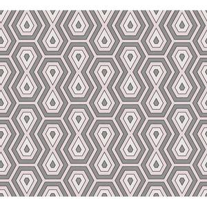 Papier peint en intissé Braganca Gris - 0,53 m x 10,05 m - Gris clair