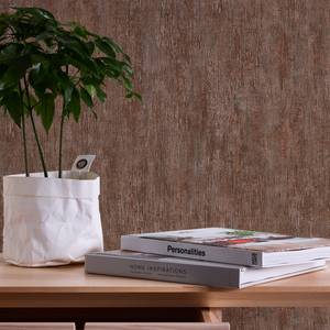 Papier peint en intissé Bridport Marron - 0,53 m x 10,05 m - Marron foncé