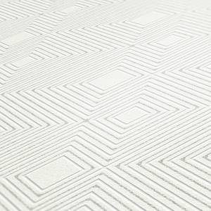 Papier peint en intissé Vertigo Blanc - 0,53 m x 10,05 m - Blanc