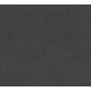 Vliestapete Corsano Schwarz - 0,53m x 10,05m - Schwarz