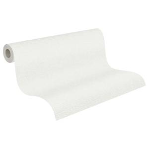 Papier peint en intissé Senne Blanc - 0,53 m x 10,05 m - Blanc