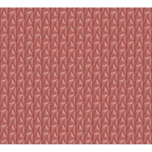 Papier peint en intissé Collone Rouge - 0,53 m x 10,05 m - Rouge