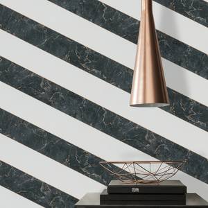 Vliestapete Modern Marble Schwarz - 0,53m x 10,05m - Marmor Braun Dekor