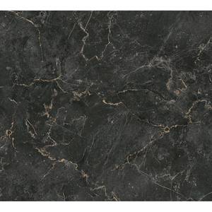 Papier peint en intissé Monumental Noir - 0,53 m x 10,05 m - Imitation marbre marron