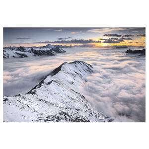 Fotomurale Vette innevate Tessuto non tessuto - Bianco - 384 x 255 cm