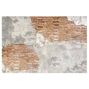 Footmurale Muro in costruzione Tessuto non tessuto - Rosso - 384 x 255 cm