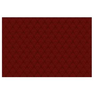 Footmurale Motivo barocco rosso Tessuto non tessuto - Rosso - 432 x 290 cm