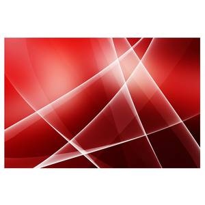 Papier peint intissé Red Turbulency Papier peint - Rouge - 432 x 290 cm