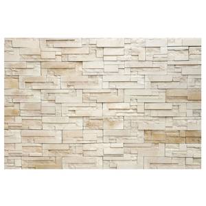 Vliestapete Provence Stones Vliespapier - Beige - 384 x 255 cm