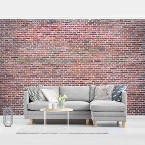 Vliesbehang Baksteen Muur Rood vliespapier - rood - 432 x 290 cm