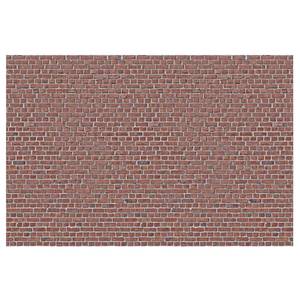 Ziegeltapete Backstein Vliespapier - Rot - 384 x 255 cm