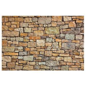 Vliesbehang Croatia Stonewall vliespapier - bruin - 384 x 255 cm